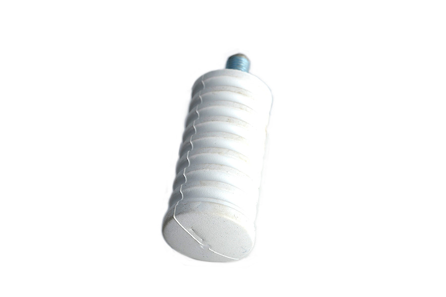 V-Twin #16-0022A - Shifter Footpeg White Rubber