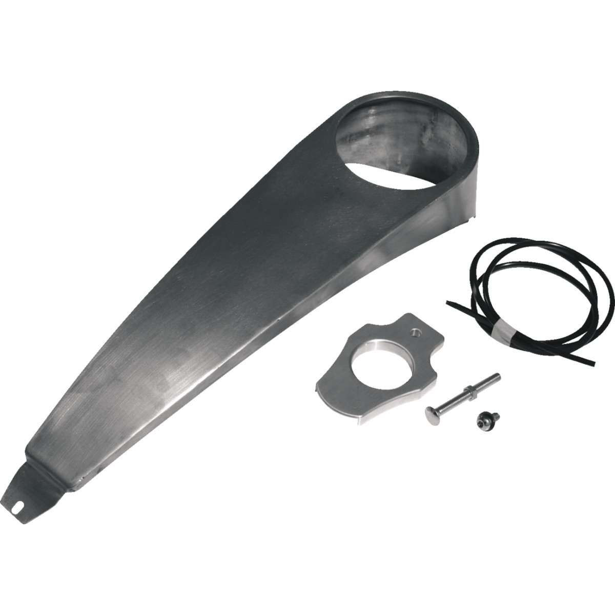 Klock Werks #KWS-02-0100 - Dash with Ignition Switch Relocation Kit - '00-'17 Softail
