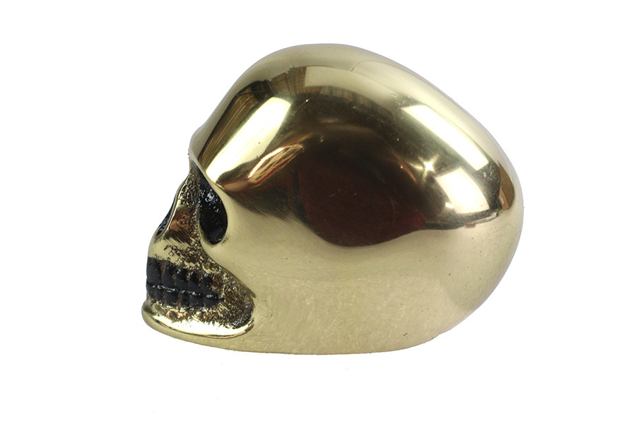 V-Twin - Brass Skull Style Shifter Knob