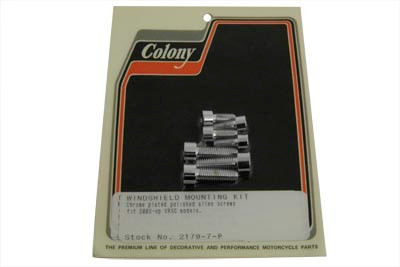Colony - Windshield Mount Kit Polished