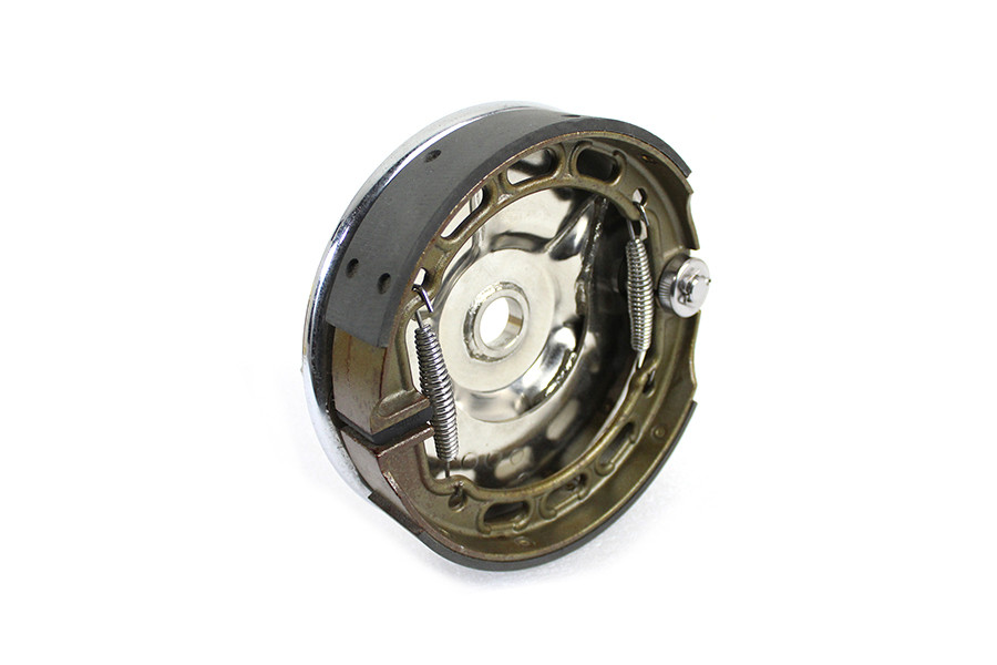 V-Twin #74543 - Rear Mechanical Brake Backing Plate Kit Chrome