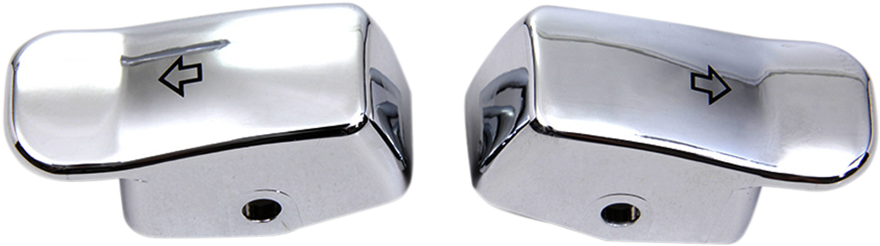 Turn Signal Switch Extension Caps - 11-17 - Chrome