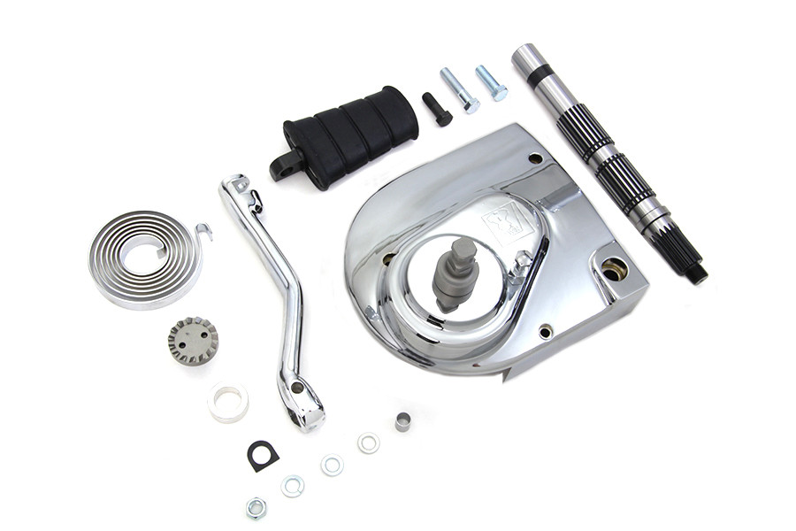 V-Twin - Kick Starter Conversion Kit Chrome