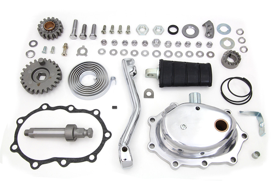 V-Twin #19500 - Complete Kick Starter Kit Polished