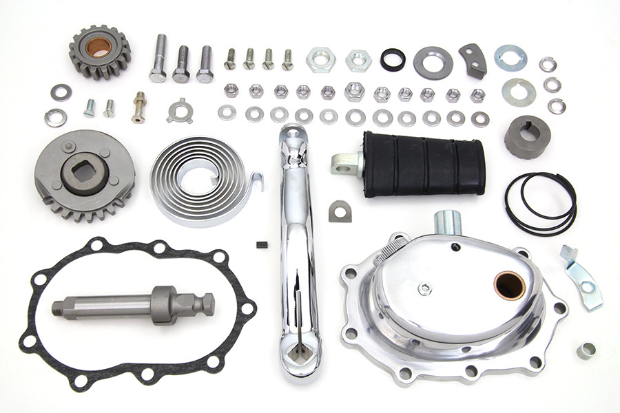 V-Twin #19500 - Complete Kick Starter Kit Polished