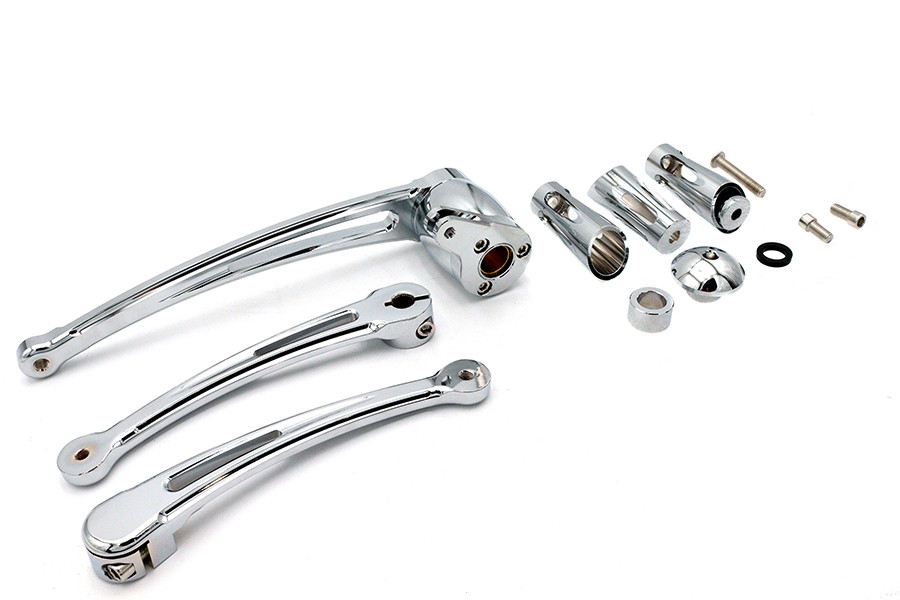 V-Twin - Chrome Brake and Shifter Lever Set