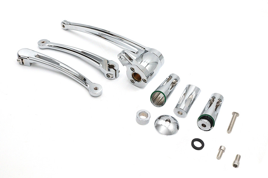 V-Twin - Chrome Brake and Shifter Lever Set