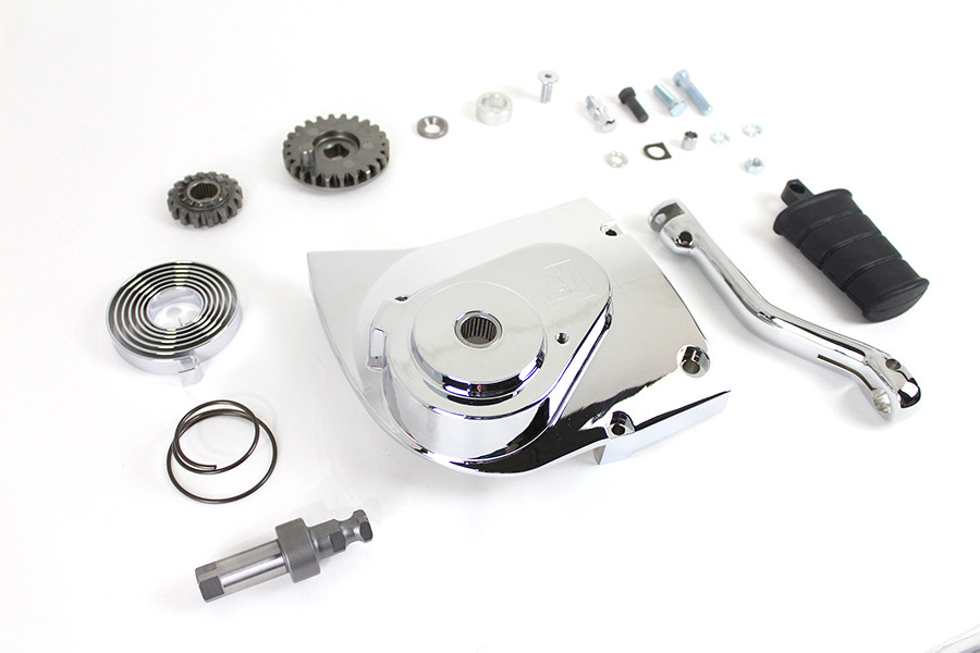 V-Twin - Kick Starter Conversion Kit Chrome