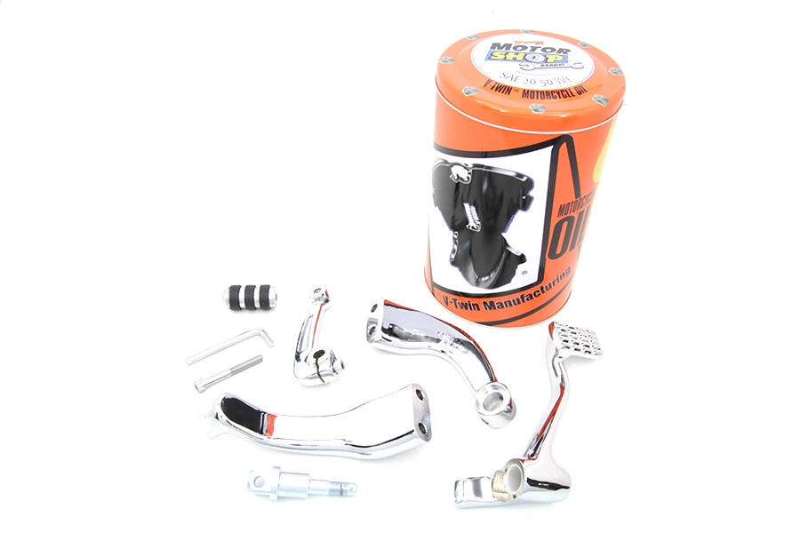 V-Twin #74962 - XL Stock Mid Control Kit Chrome