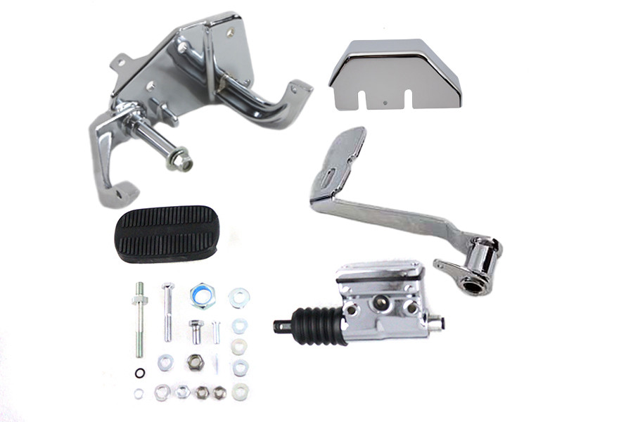 V-Twin - Brake Control Kit with Chrome Master Cylinder