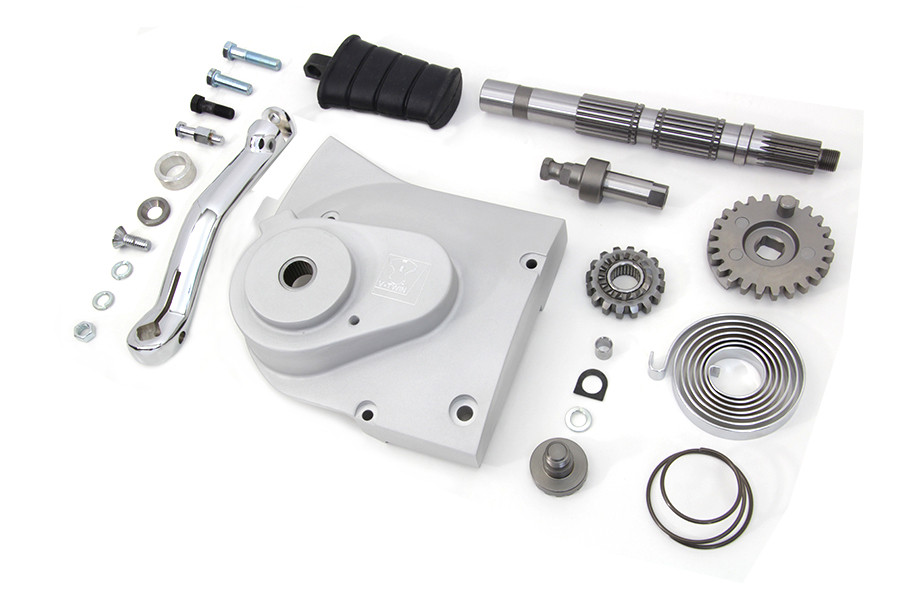 V-Twin - Kick Starter Conversion Kit Alloy Finish