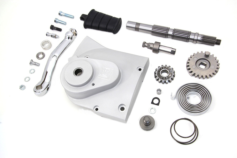 V-Twin - Kick Starter Conversion Kit Alloy Finish