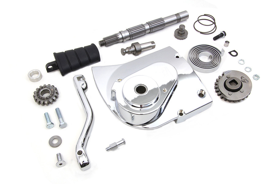 V-Twin - Kick Starter Conversion Kit Chrome