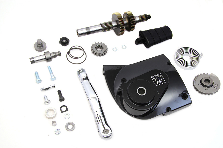 V-Twin - Kick Starter Conversion Kit Black