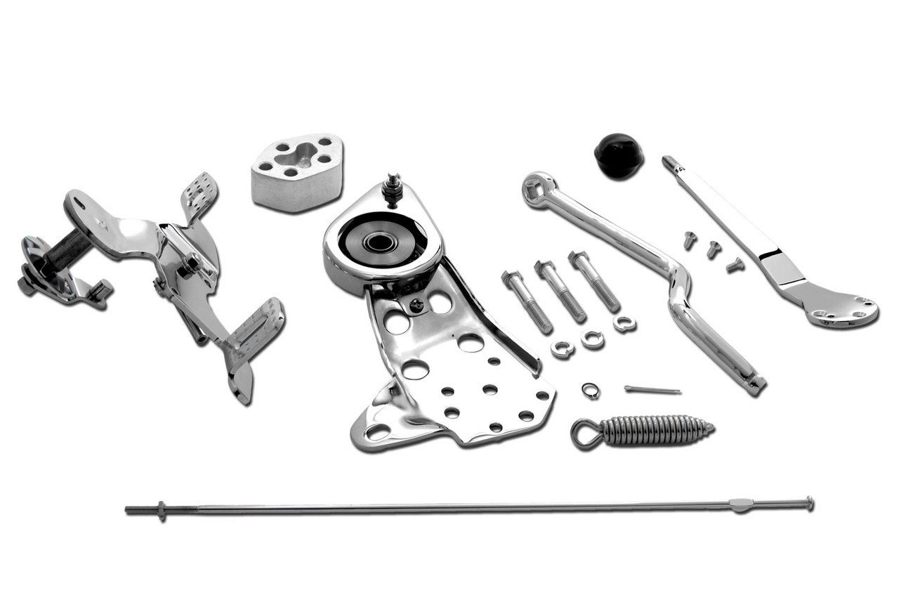 V-Twin - Jockey Shifter Control Kit Chrome