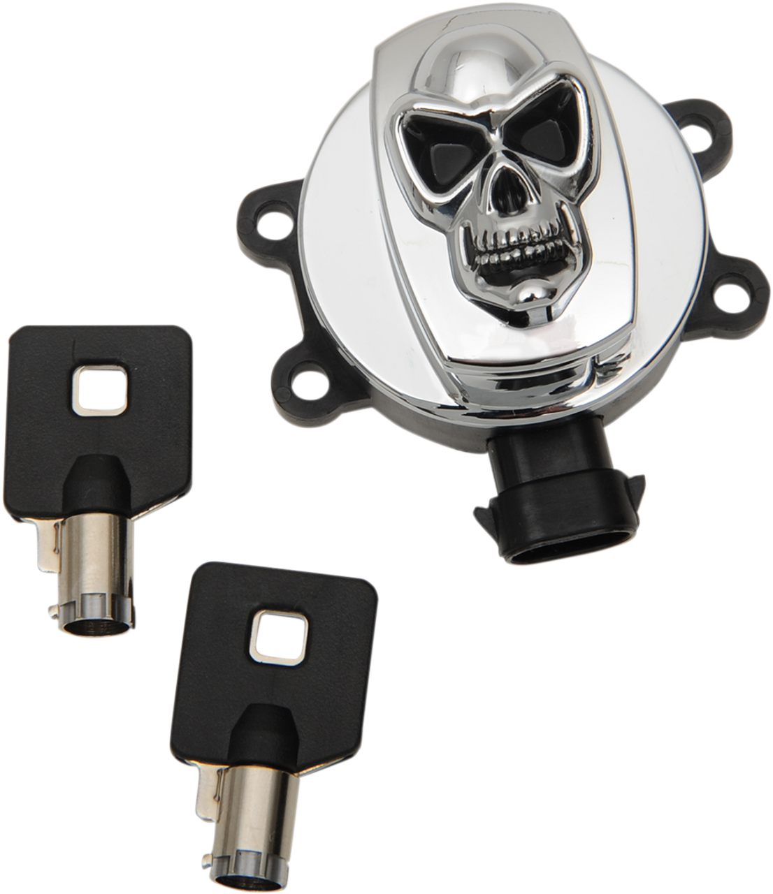 Ignition Switch - Skull - Chrome