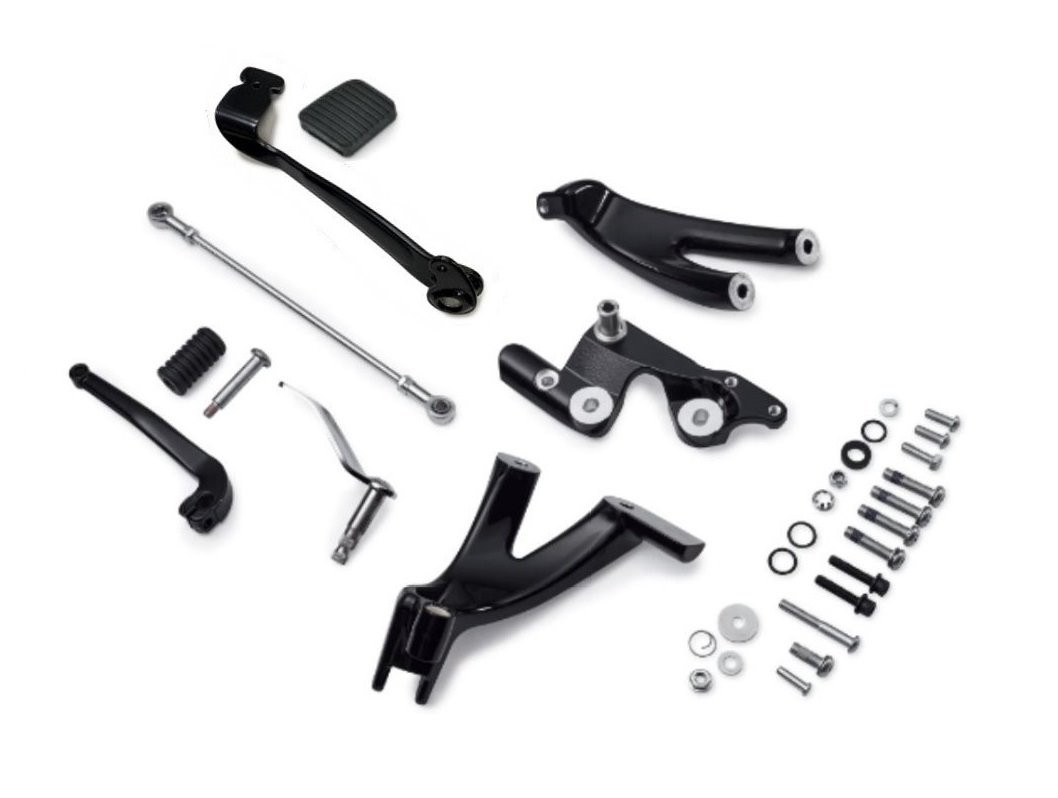 V-Twin #78668B - Black Forward Control Kit