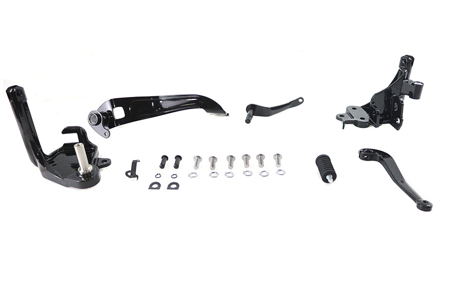 V-Twin #056112 - FLST Forward Control Conversion Kit Black