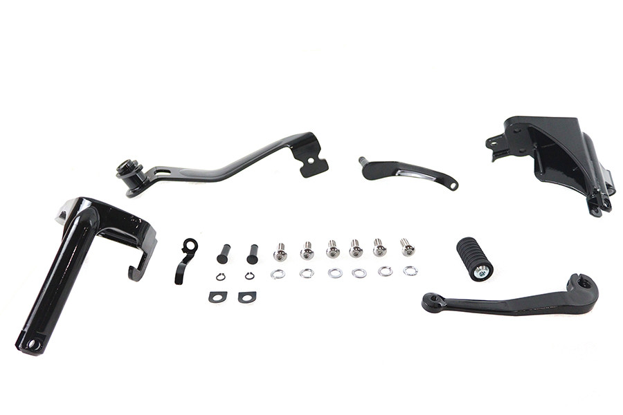 V-Twin #056112 - FLST Forward Control Conversion Kit Black