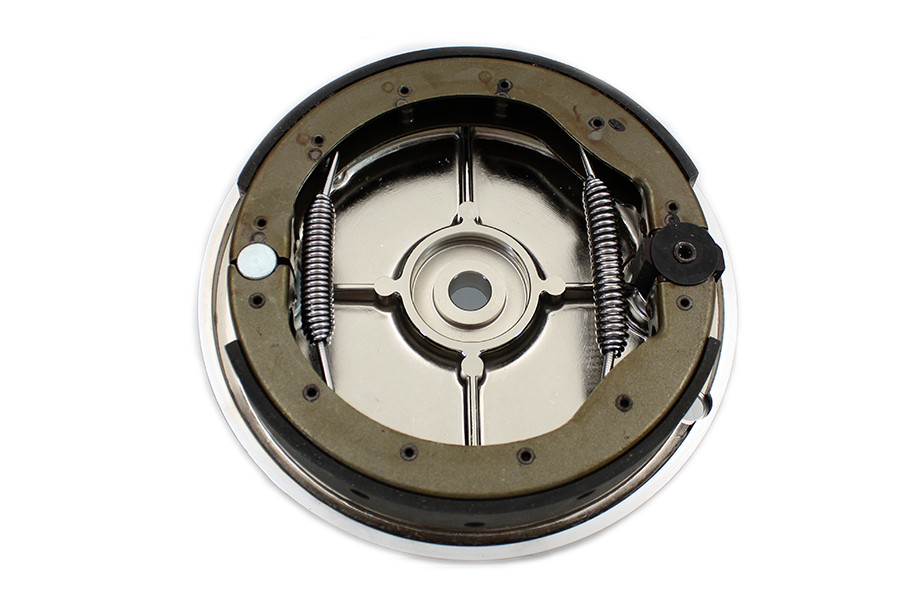 Motorshop - Chrome Rear Brake Backing Plate Kit