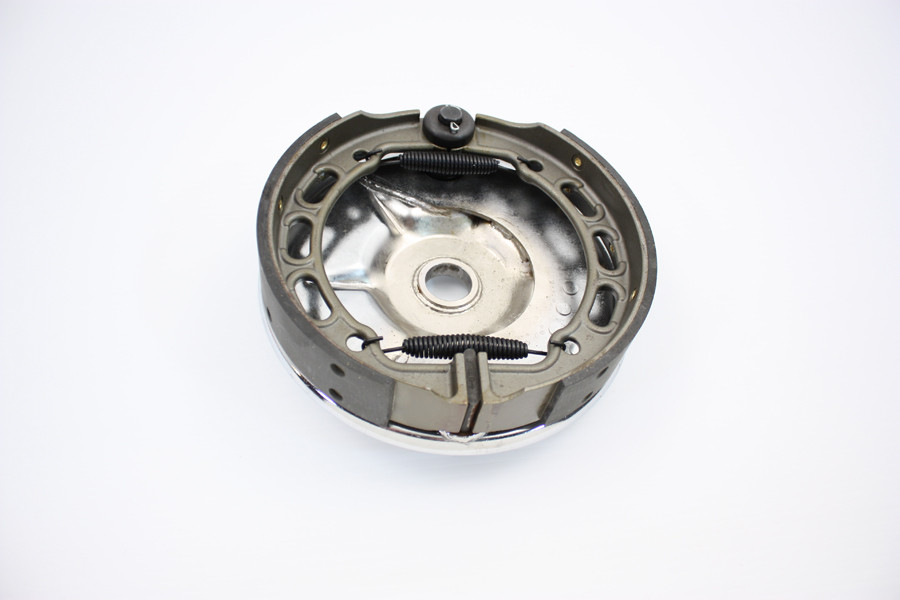 V-Twin #74543 - Rear Mechanical Brake Backing Plate Kit Chrome