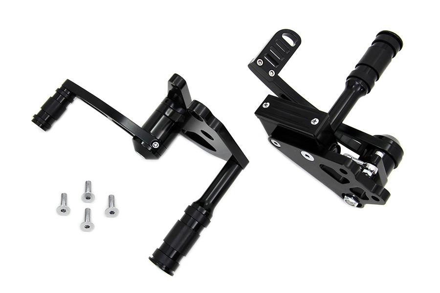 V-Twin - Billet Forward Control Kit Black