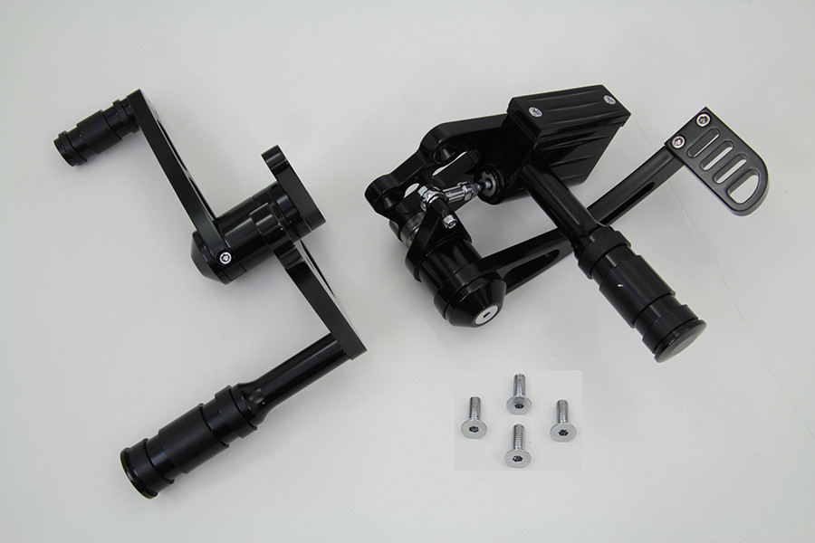 V-Twin - Billet Forward Control Kit Black