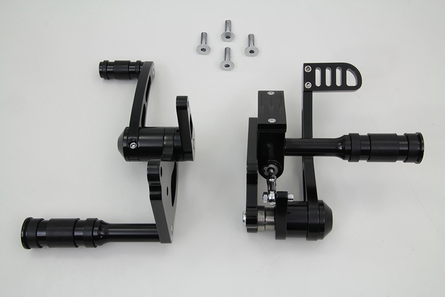 V-Twin - Billet Forward Control Kit Black