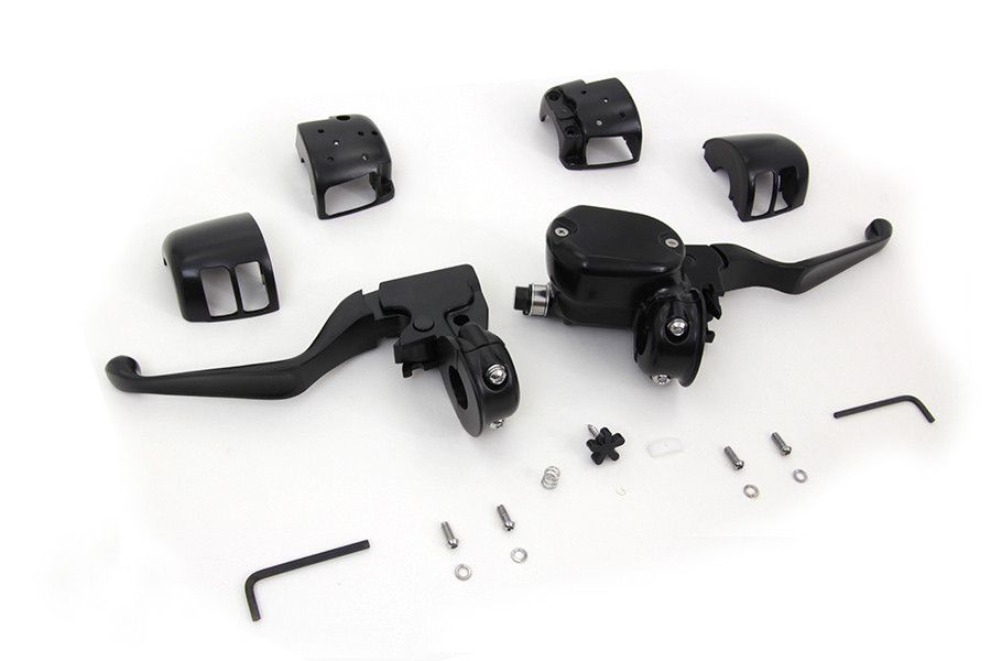 V-Twin #H07-0666MB - Handlebar Control Kit Black