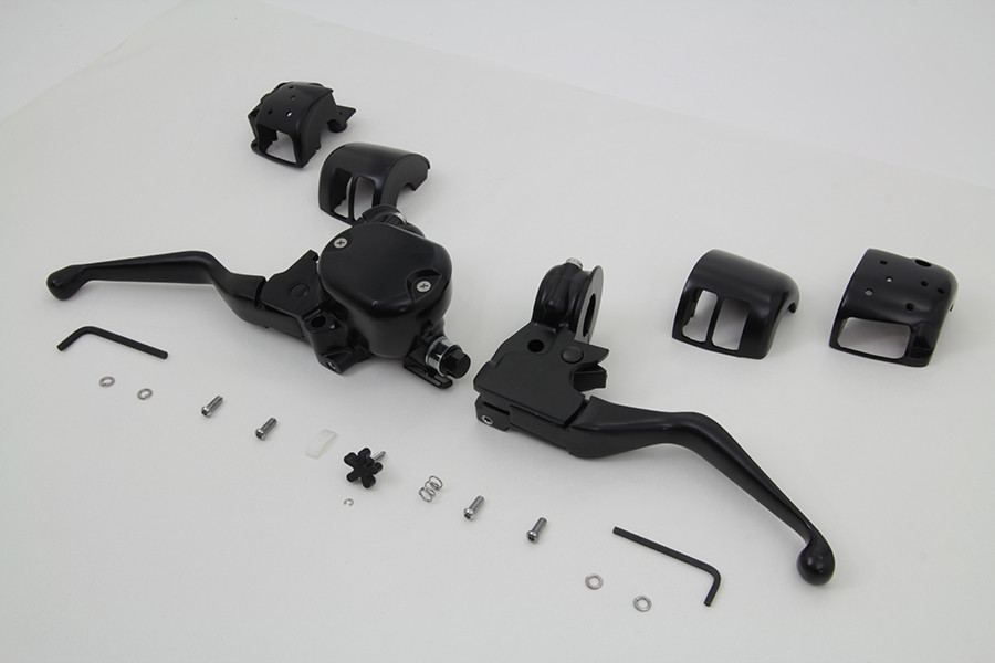 V-Twin #H07-0676MB - Handlebar Control Kit Black