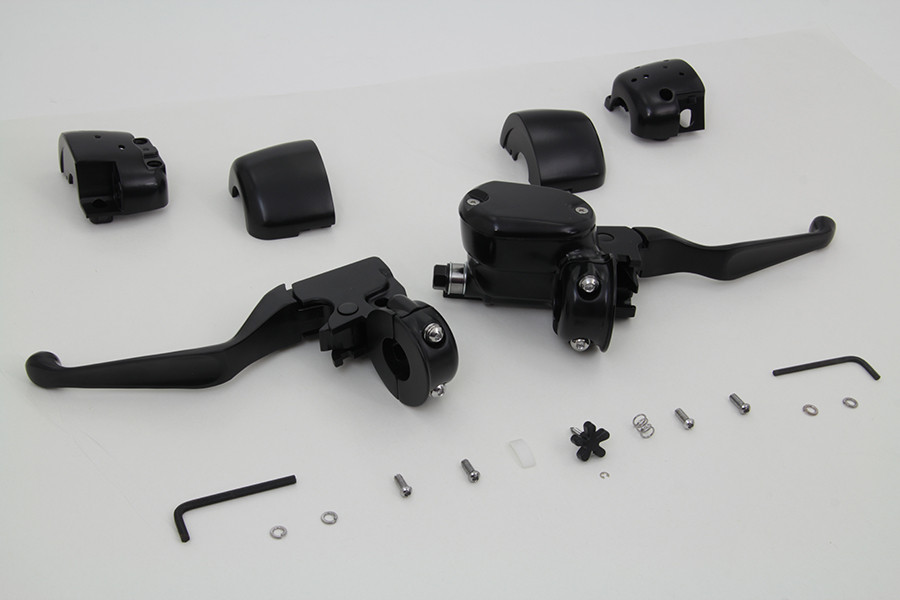 V-Twin #H07-0676MB - Handlebar Control Kit Black