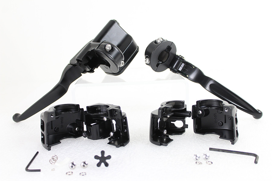 V-Twin #053455 - Handlebar Control Kit Black
