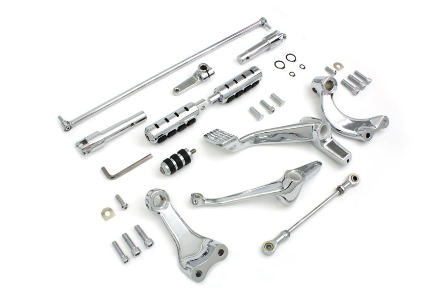 V-Twin - Chrome Forward Control Kit