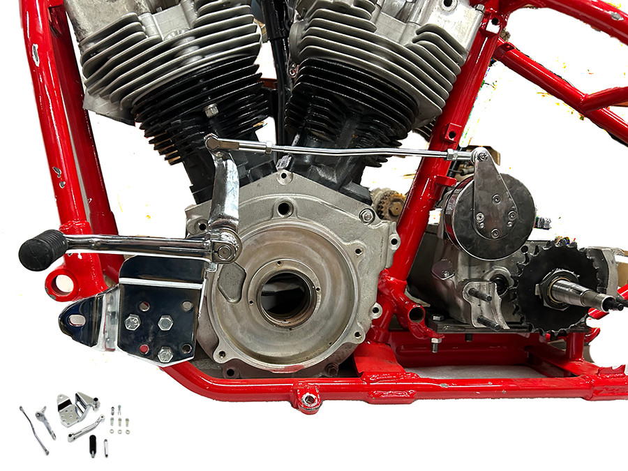 V-Twin - Chrome Shifter Control Kit