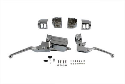 V-Twin #07-0542 *10'S* - Chrome Handlebar Control Kit