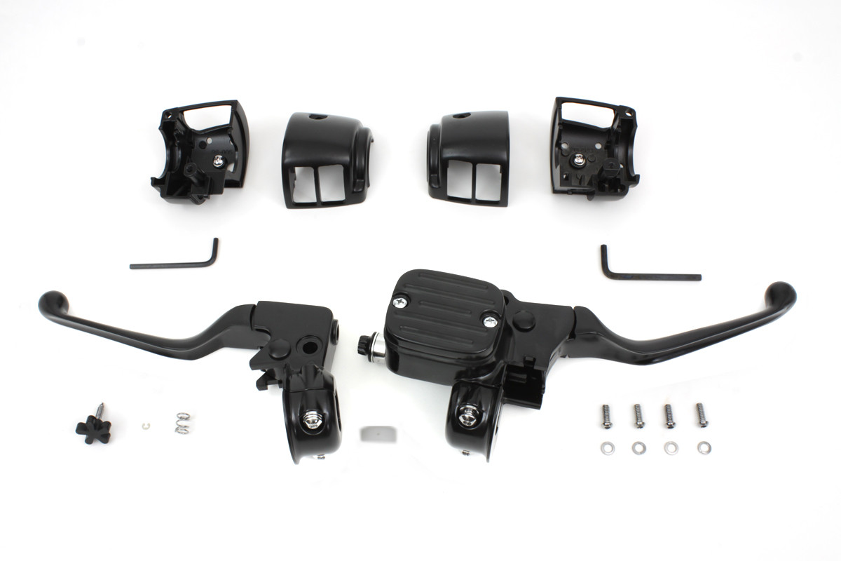 V-Twin #07-0641NMB *10S - Handlebar Control Kit Black
