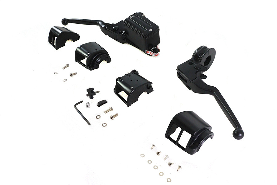 V-Twin #07-0542B - Handlebar Control Kit Black