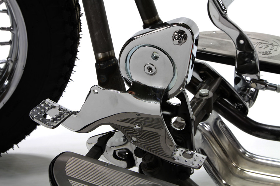 V-Twin #76968 - Rocker Clutch Pedal Assembly Chrome