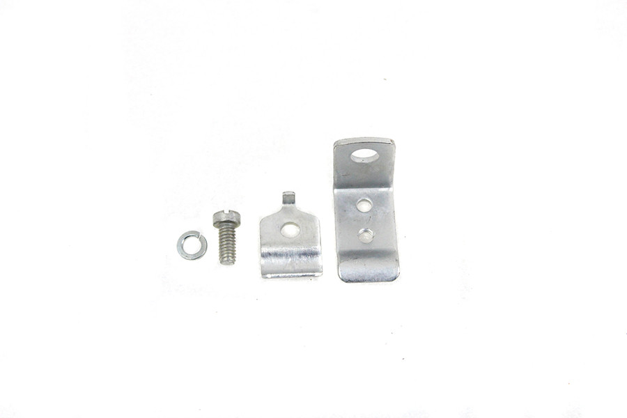 V-Twin - Cadmium Plated Clutch Cable Bracket