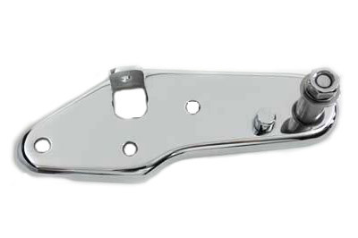 V-Twin #13612 - Brake Pedal Mount Plate Rear Chrome