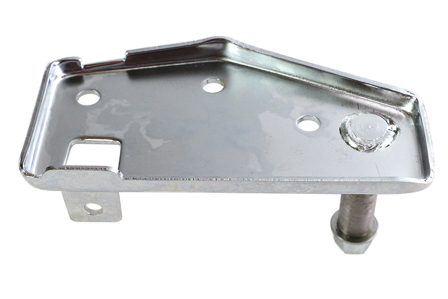 V-Twin - Rear Brake Pedal Mount Plate Chrome