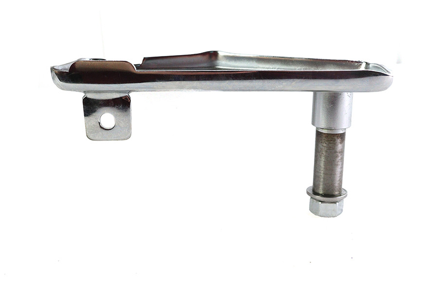 V-Twin - Rear Brake Pedal Mount Plate Chrome