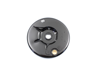 Edart #74541B - Replica Rear Brake Shoe Backing Plate Black