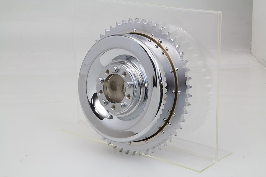 V-Twin #19137 - Mechanical Brake Drum Chrome
