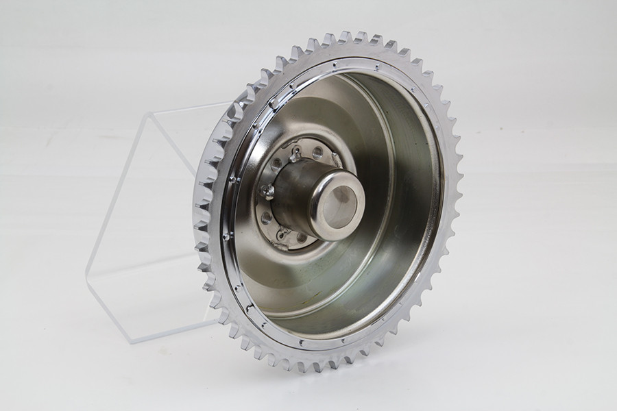 V-Twin #19137 - Mechanical Brake Drum Chrome