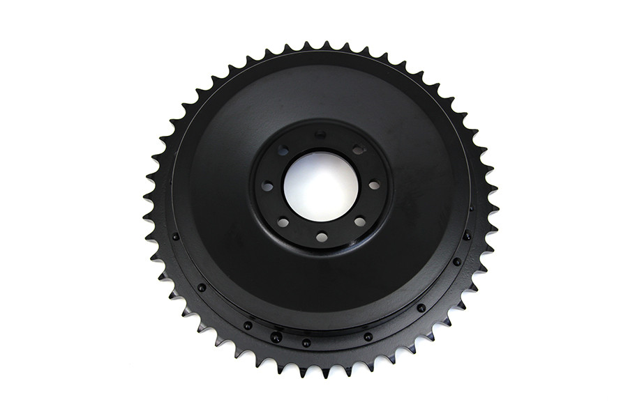 V-Twin #01000B - Rear Brake Drum Black