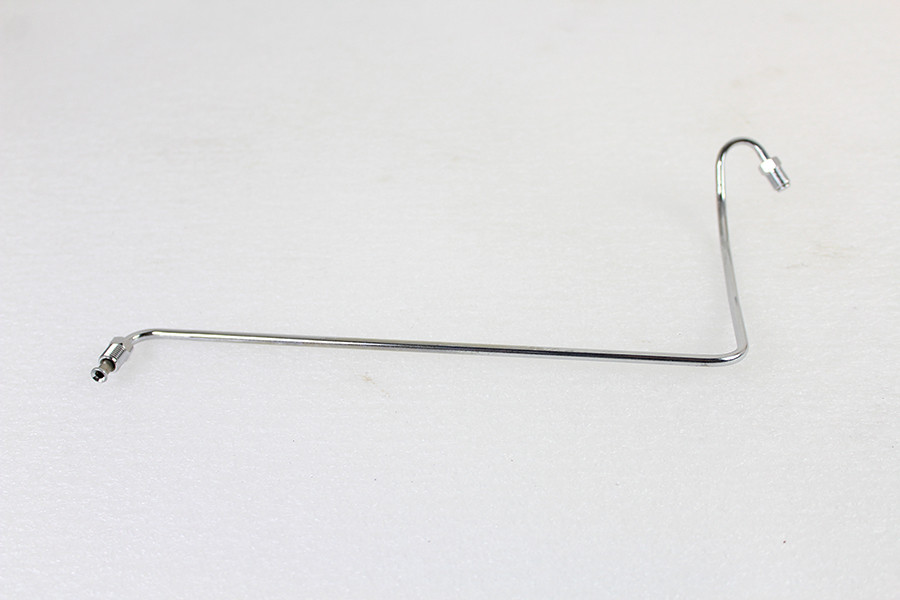 V-Twin #50163 - Steel Rear Brake Line Chrome