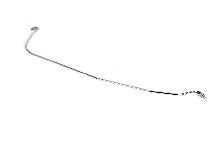 V-Twin #50164 - Steel Rear Brake Line Chrome