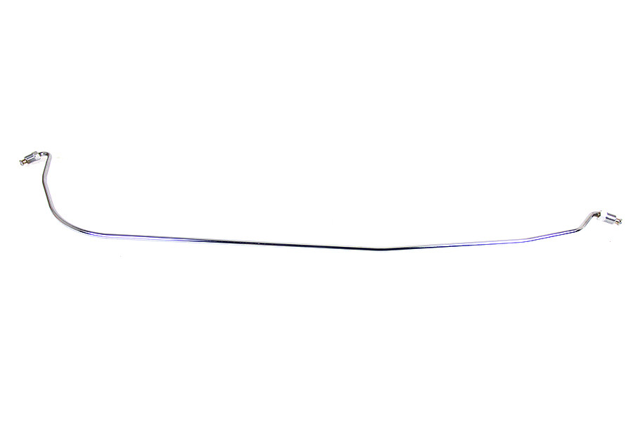 V-Twin #50164 - Steel Rear Brake Line Chrome