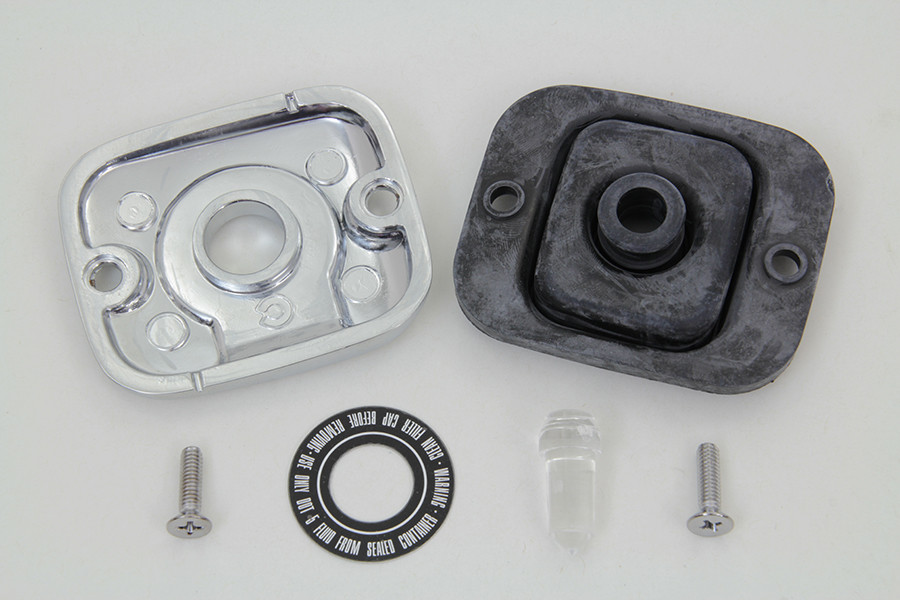 Edart #08626G - Front Master Cylinder Cover Smooth Chrome